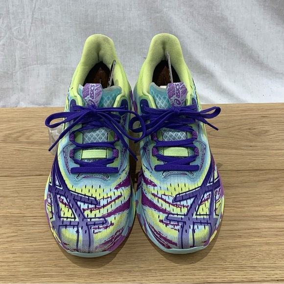 ASICS Noosa Tri 15 Yellow Purple Running Shoes Women’s Size 8 (no insoles) - Picture 3 of 8